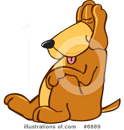 Royalty-Free (RF) Dog Clipart Illustration by Mascot Junction - Stock Sample #6689