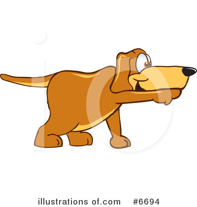 Royalty-Free (RF) Dog Clipart Illustration by Mascot Junction - Stock Sample #6694