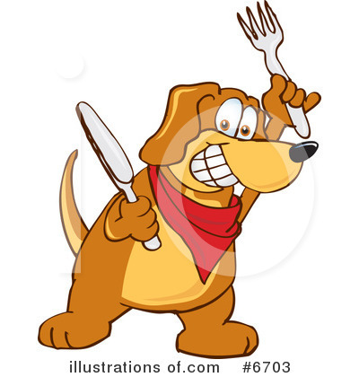 Royalty-Free (RF) Dog Clipart Illustration by Mascot Junction - Stock Sample #6703