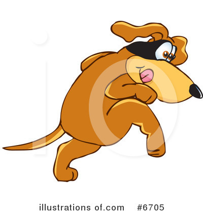 Royalty-Free (RF) Dog Clipart Illustration by Mascot Junction - Stock Sample #6705