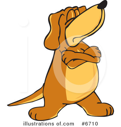 Royalty-Free (RF) Dog Clipart Illustration by Mascot Junction - Stock Sample #6710