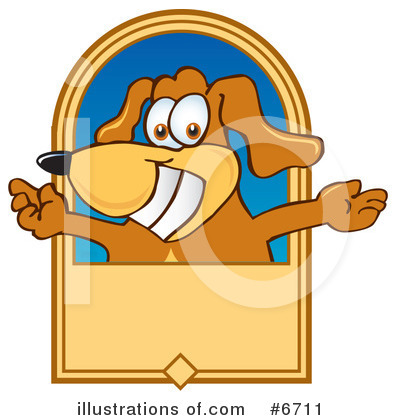 Royalty-Free (RF) Dog Clipart Illustration by Mascot Junction - Stock Sample #6711