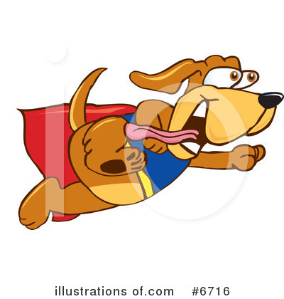 Royalty-Free (RF) Dog Clipart Illustration by Mascot Junction - Stock Sample #6716