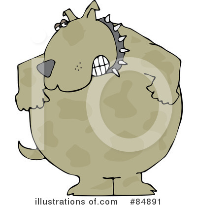 Royalty-Free (RF) Dog Clipart Illustration by djart - Stock Sample #84891