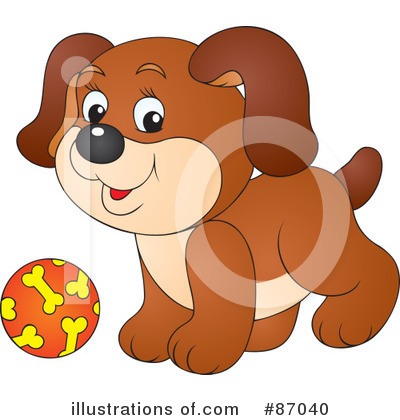 Royalty-Free (RF) Dog Clipart Illustration by Alex Bannykh - Stock Sample #87040