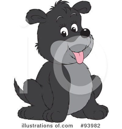 Royalty-Free (RF) Dog Clipart Illustration by Alex Bannykh - Stock Sample #93982