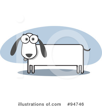 Royalty-Free (RF) Dog Clipart Illustration by Qiun - Stock Sample #94746