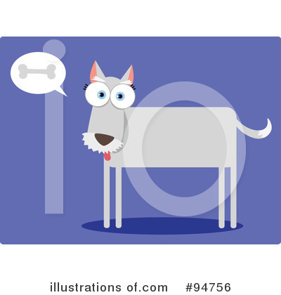 Royalty-Free (RF) Dog Clipart Illustration by Qiun - Stock Sample #94756