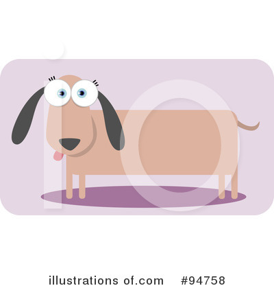 Royalty-Free (RF) Dog Clipart Illustration by Qiun - Stock Sample #94758