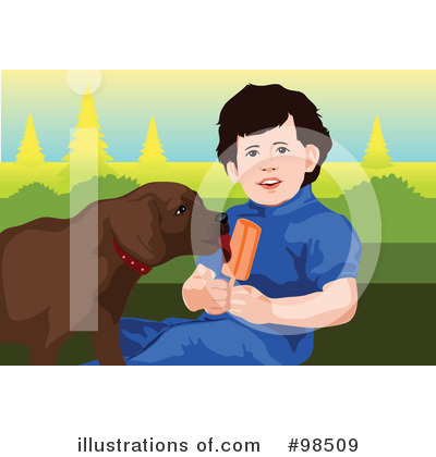 Royalty-Free (RF) Dog Clipart Illustration by mayawizard101 - Stock Sample #98509