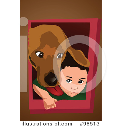 Royalty-Free (RF) Dog Clipart Illustration by mayawizard101 - Stock Sample #98513