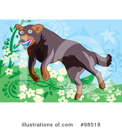 Royalty-Free (RF) Dog Clipart Illustration by mayawizard101 - Stock Sample #98518