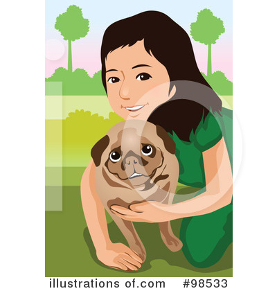 Royalty-Free (RF) Dog Clipart Illustration by mayawizard101 - Stock Sample #98533