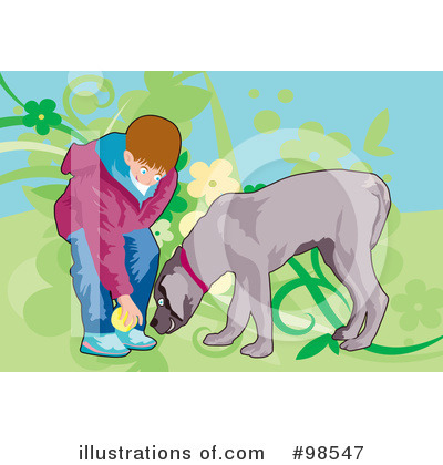 Royalty-Free (RF) Dog Clipart Illustration by mayawizard101 - Stock Sample #98547