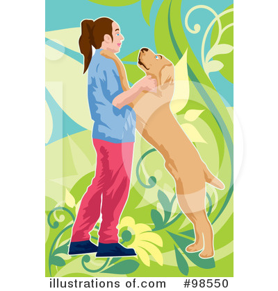 Royalty-Free (RF) Dog Clipart Illustration by mayawizard101 - Stock Sample #98550