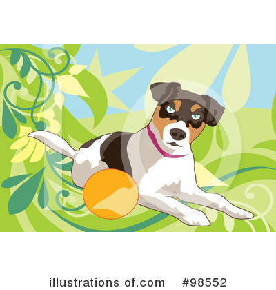 Royalty-Free (RF) Dog Clipart Illustration by mayawizard101 - Stock Sample #98552