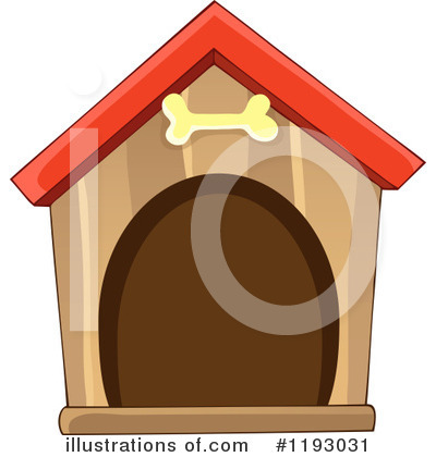 Dog House Clipart #1097123 - Illustration by Hit Toon