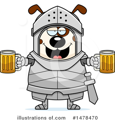 Royalty-Free (RF) Dog Knight Clipart Illustration by Cory Thoman - Stock Sample #1478470