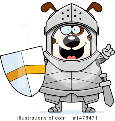 Royalty-Free (RF) Dog Knight Clipart Illustration by Cory Thoman - Stock Sample #1478471