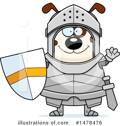 Royalty-Free (RF) Dog Knight Clipart Illustration by Cory Thoman - Stock Sample #1478476