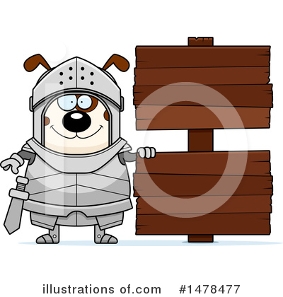 Royalty-Free (RF) Dog Knight Clipart Illustration by Cory Thoman - Stock Sample #1478477