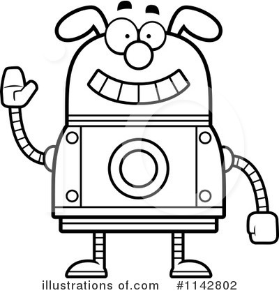 Royalty-Free (RF) Dog Robot Clipart Illustration by Cory Thoman - Stock Sample #1142802