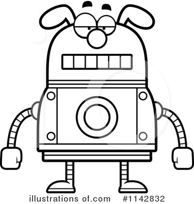 Royalty-Free (RF) Dog Robot Clipart Illustration by Cory Thoman - Stock Sample #1142832