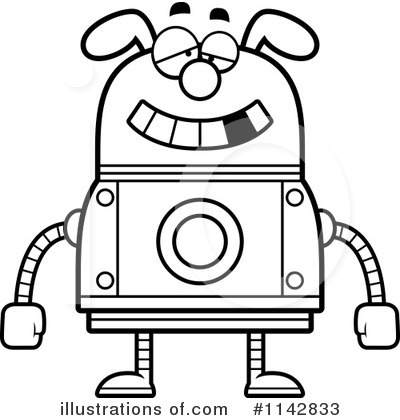 Royalty-Free (RF) Dog Robot Clipart Illustration by Cory Thoman - Stock Sample #1142833