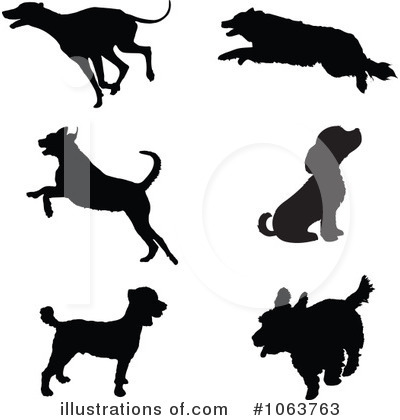 Royalty-Free (RF) Dogs Clipart Illustration by Maria Bell - Stock Sample #1063763