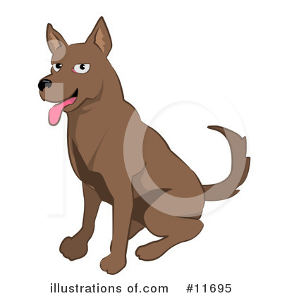 Royalty-Free (RF) Dogs Clipart Illustration by AtStockIllustration - Stock Sample #11695