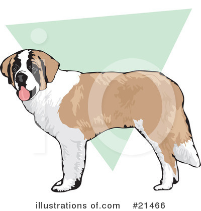 St Bernard Clipart #21466 by David Rey