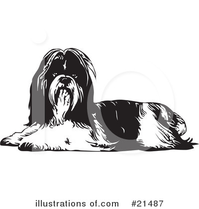 Royalty-Free (RF) Dogs Clipart Illustration by David Rey - Stock Sample #21487