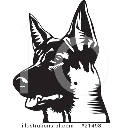 Royalty-Free (RF) Dogs Clipart Illustration by David Rey - Stock Sample #21493