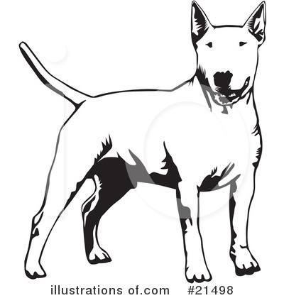 Bull Terrier Clipart #21498 by David Rey