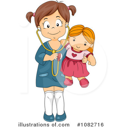 Royalty-Free (RF) Doll Clipart Illustration by BNP Design Studio - Stock Sample #1082716