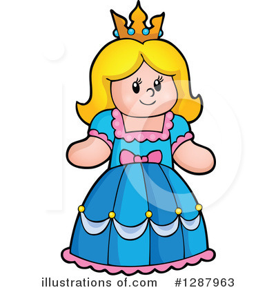 Royalty-Free (RF) Doll Clipart Illustration by visekart - Stock Sample #1287963