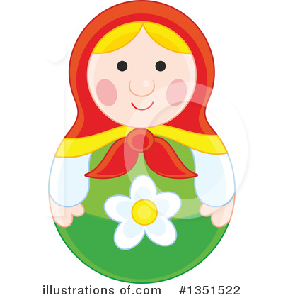 Royalty-Free (RF) Doll Clipart Illustration by Alex Bannykh - Stock Sample #1351522