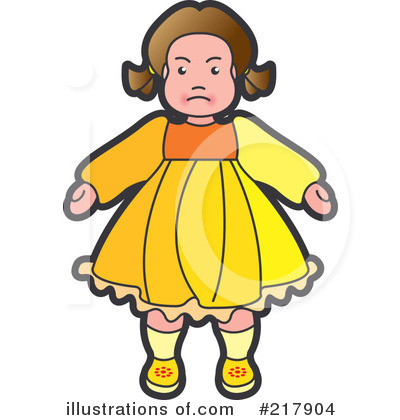 Royalty-Free (RF) Doll Clipart Illustration by Lal Perera - Stock Sample #217904