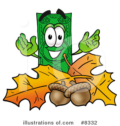 Royalty-Free (RF) Dollar Bill Clipart Illustration by Mascot Junction - Stock Sample #8332