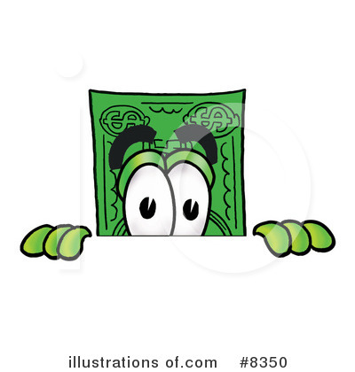 Royalty-Free (RF) Dollar Bill Clipart Illustration by Mascot Junction - Stock Sample #8350