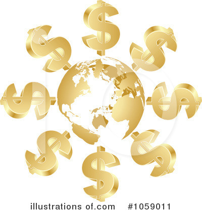 Dollar Clipart #1059011 by Andrei Marincas