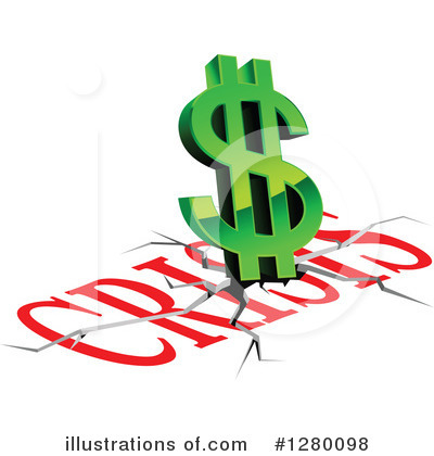 Royalty-Free (RF) Dollar Clipart Illustration by Vector Tradition SM - Stock Sample #1280098
