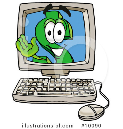 Royalty-Free (RF) Dollar Sign Clipart Illustration by Mascot Junction - Stock Sample #10090