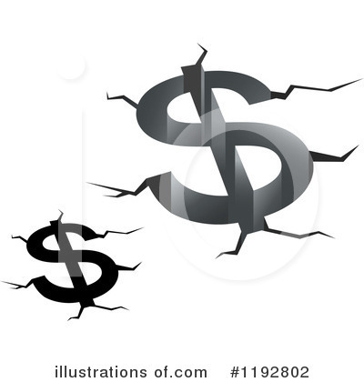 Royalty-Free (RF) Dollar Symbol Clipart Illustration by Vector Tradition SM - Stock Sample #1192802