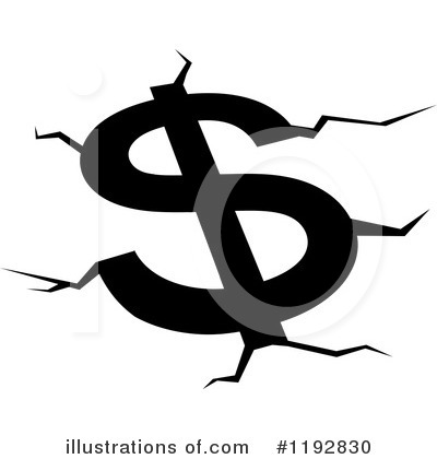 Royalty-Free (RF) Dollar Symbol Clipart Illustration by Vector Tradition SM - Stock Sample #1192830