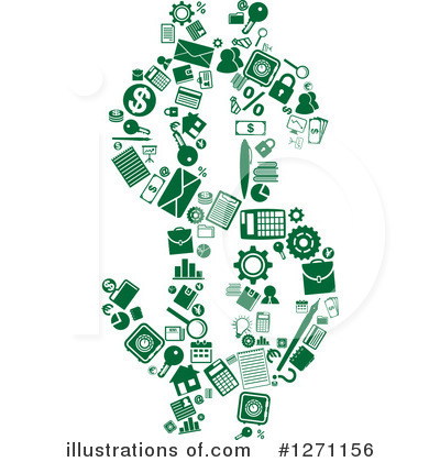 Dollar Symbol Clipart #1271156 by Vector Tradition SM