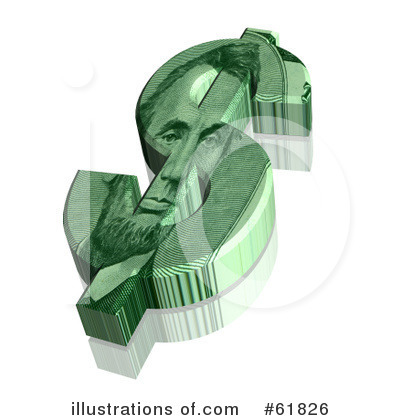 Dollar Clipart #61826 by ShazamImages