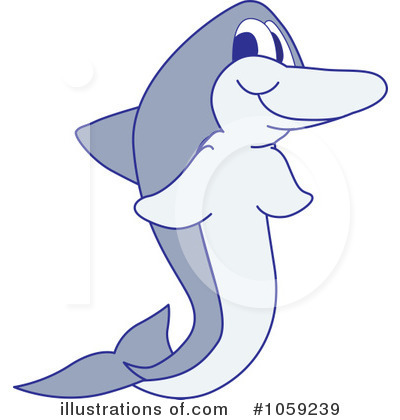 Royalty-Free (RF) Dolphin Clipart Illustration by Mascot Junction - Stock Sample #1059239
