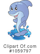 Dolphin Clipart #1059797 by visekart