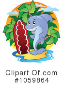 Dolphin Clipart #1059864 by visekart